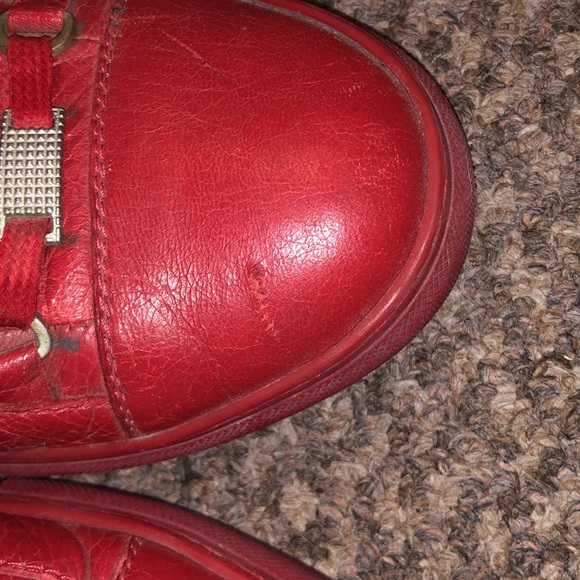 Balenciaga Arena Sneakers Red - Picture 6 of 13